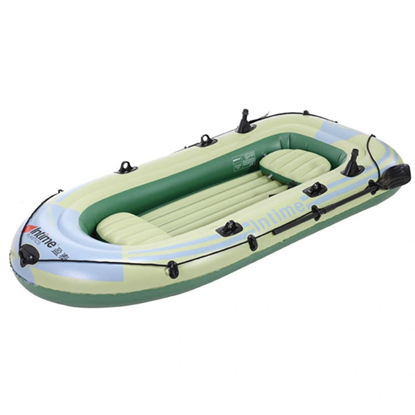 Thuyền bơm hơi 2 người cao cấp Intime có 2 mái chèo
